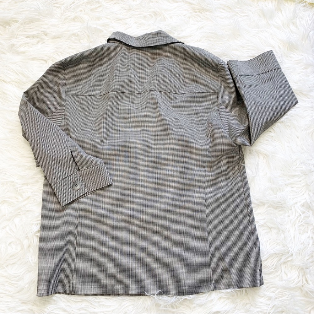 Talbots Wool Houndstooth Jacket 2 - image 3